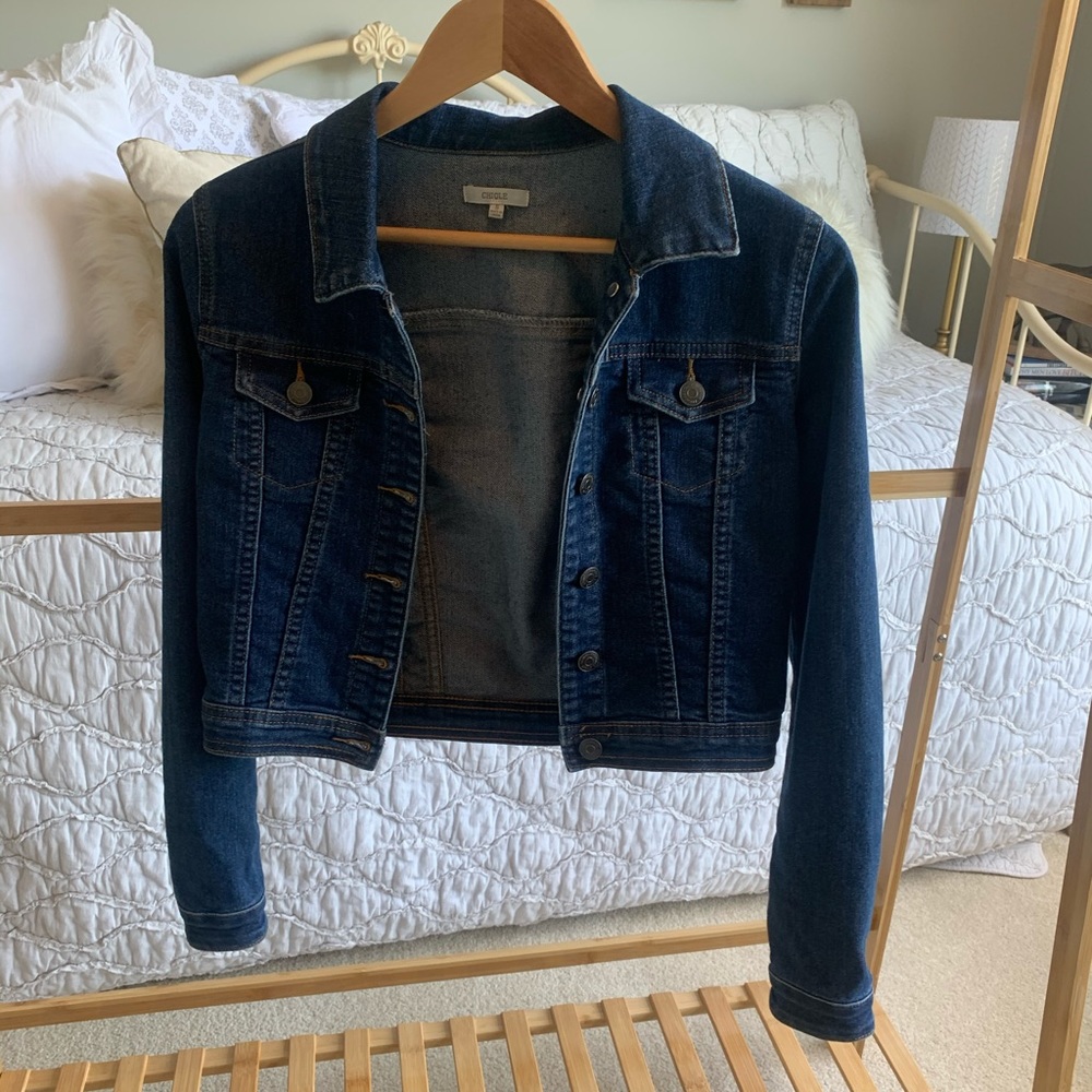 Denim Dark Wash Jean Jacket